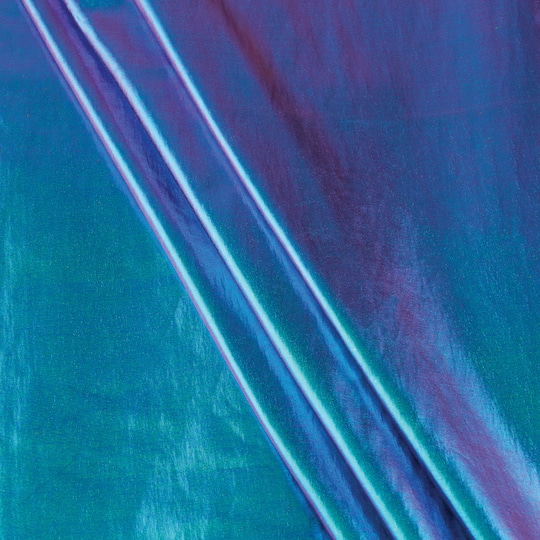 Cosplay by Yaya Han Purple & Blue Oil Slick 4-Way Stretch Jersey Fabric